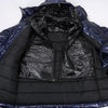 DSQUARED2 Glossy Navy Puffer Jacket, Size 48 Secondhand