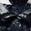 Secondhand DSQUARED2 Glossy Navy Puffer Jacket, Size 48