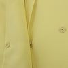 Secondhand Alessandro Vigilante Yellow Blazer with Coordinating Bra Top, Size 44/40 IT