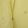 Alessandro Vigilante Yellow Blazer with Coordinating Bra Top, Size 44/40 Secondhand