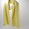Secondhand Alessandro Vigilante Yellow Blazer with Coordinating Bra Top, Size 44/40 IT