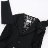 Maison Margiela Black Blazer with Lace Overlay, Size 40 Secondhand