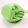 Bottega Veneta Mini The Pouch Leather Crossbody bag in Acid Green Secondhand