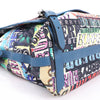 Burberry Graffiti Logo Printed Messenger Bag Multicolor Secondhand