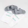 Bottega Veneta Rubber Band Sandals in Grey, Size 43 EU Secondhand