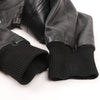 Dolce & Gabbana Black Leather and Leopard Biker Jacket, Size 38 Secondhand