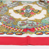 Hermès Carré 90 "L’ENTENTE CORDIALE" Silk handkerchief in Red Secondhand