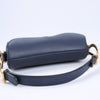 Dior Saddle Mini Bag Leather Handbag in Navy Blue (Marketplaces) Secondhand