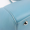 HERMES Paris Bombay 35 Veau Epsom Blue Jean Silver Metal Fittings Handbag □K: 2007 Secondhand