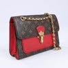 Louis Vuitton Monogram Victoire Shoulder Bag in Red M41731 Secondhand