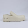 Bottega Veneta Puddle Shearling Cozy Matt Rubber Low Top Shoes in Ivory Secondhand