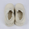 Bottega Veneta Puddle Shearling Cozy Matt Rubber Low Top Shoes in Ivory Secondhand