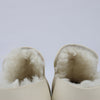 Bottega Veneta Puddle Shearling Cozy Matt Rubber Low Top Shoes in Ivory Secondhand