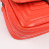 FENDI Double Micro Baguette Leather Chain Shoulder Bag in Red 8M0371 Secondhand