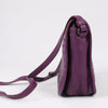 BOTTEGA VENETA Intrecciato Leather Shoulder Bag in Purple Secondhand