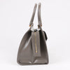 Saint Laurent Paris Uptown Leather Handbag in Gray 557653 Secondhand