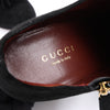 Gucci Black Suede Tasseled Ankle Boots - Size 37.5 EU 298169 Secondhand