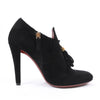 Gucci Black Suede Tasseled Ankle Boots - Size 37.5 EU 298169 Secondhand