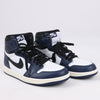 Nike Air Jordan Leather High-Top Sneakers in White x Navy DZ5485-401 (Marketplaces) Secondhand