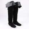 Celine Chat Botté Over-The-Knee Flat Boot in Suede Calfskin in Size 38 RM0220 Secondhand