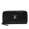 Louis Vuitton Leather Lockme Zippy Wallet Secondhand