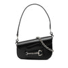 Gucci Mini Leather Asymmetric Horsebit 1955 Satchel Secondhand