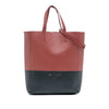 Celine Small Bicolor Leather Vertical Cabas Secondhand