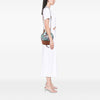 LOEWE Paulas Ibiza Small Canvas Mermaid Print Balloon Drawstring Bucket Bag Secondhand