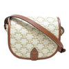 Celine Medium Triomphe Coated Canvas Folco Crossbody Secondhand