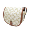 Celine Medium Triomphe Coated Canvas Folco Crossbody Secondhand