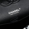 Chanel Medium Chevron Tweed Paint Splatter Double Flap Secondhand