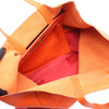 Celine CELINE Horizontalkava Tote Bag leather Orange Red Used Women Secondhand
