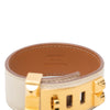Hermès Swift and Gold Plated Collier de Chien Bracelet Secondhand