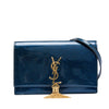 Saint Laurent Glitter Patent Monogram Kate Tassel Wallet on Chain Secondhand