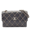Chanel CC Calfskin Wild Stitch Flap Secondhand