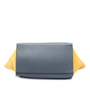 Celine Medium Tricolor Calfskin and Suede Trapeze Satchel Secondhand