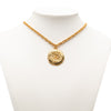 Chanel Gold Plated CC Medallion Coin Pendant Necklace Secondhand