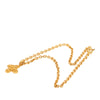 Chanel Triple CC Gold Plated Cross Pendant Necklace Secondhand