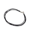 Bvlgari Leather Multi Strand Cord Chocker Necklace Secondhand