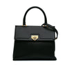 Secondhand Ferragamo Leather Gancini Trifolio Satchel