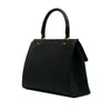 Secondhand Ferragamo Leather Gancini Trifolio Satchel
