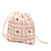 Miu Miu Nylon Floral Print Drawstring Pouch Secondhand