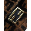 Fendi Medium Zucca Shearling Baguette Satchel Secondhand