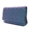 Chanel CC Quilted Iridescent Lambskin Wallet on Chain Secondhand