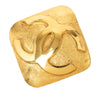 Chanel CC Gold Plated Diamond Brooch Secondhand