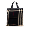 Burberry Exploded Check Wool Tote Secondhand