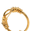 Chanel Gold Plated CC Cross Brooch Secondhand