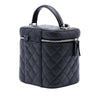 Chanel CC Quilted Caviar Top Handle Vanity with Chain Secondhand