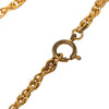 Chanel CC Gold Plated Medallion Pendant Necklace Secondhand