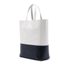 Celine Small Bicolor Grained Calfskin Vertical Cabas Tote Secondhand